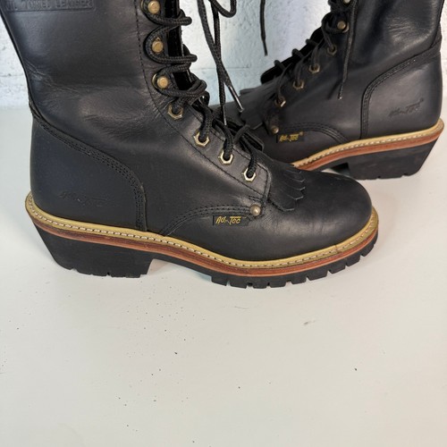 Ad Tec Wildfire: Men's 10" Classic Fireman Boot 1964 black 7.5Wide MSRP $168 - Picture 3 of 15