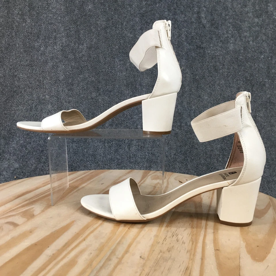 White Mountain Sandals Womens 11 M Ermaline Ankle Strap White Open Toe W24644Z - Image 2 of 4