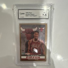 Fleer 1992-93 Pro Vision Scottie Pippen #254 GMA 7.5 Chicago Bulls NBA