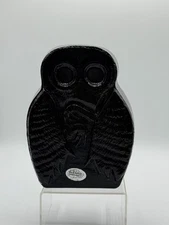 Blenko CROCUS 2423 Mothman Bookend Blenko 2023. Retired Color & Design