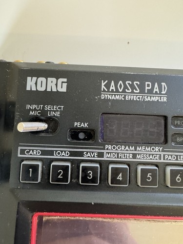 Korg KAOSS Pad KP3 Dynamic Effect Sampler DJ + 2GB SD-Karte (Schaden) - Bild 11 von 23