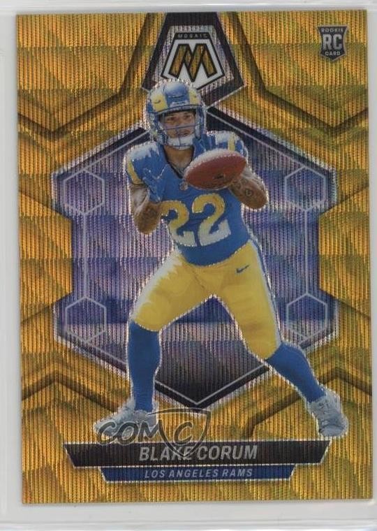 2024 Panini Mosaic Rookies Gold Wave Prizm 12/17 Blake Corum #368 Rookie RC 1cz3