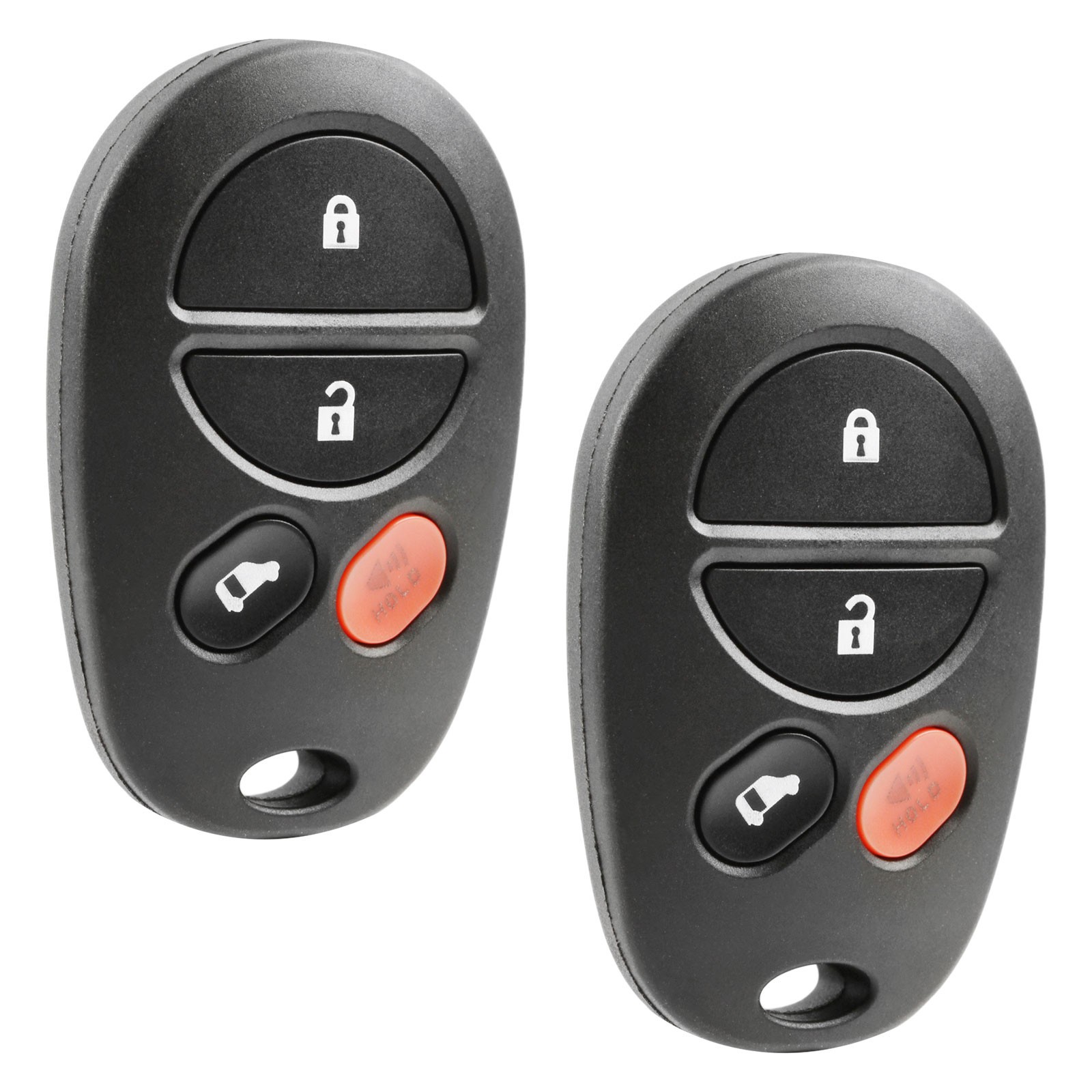 2 For GQ43VT20T Toyota Highlander Keyless Entry Remote Car Truck Suv Key Fob