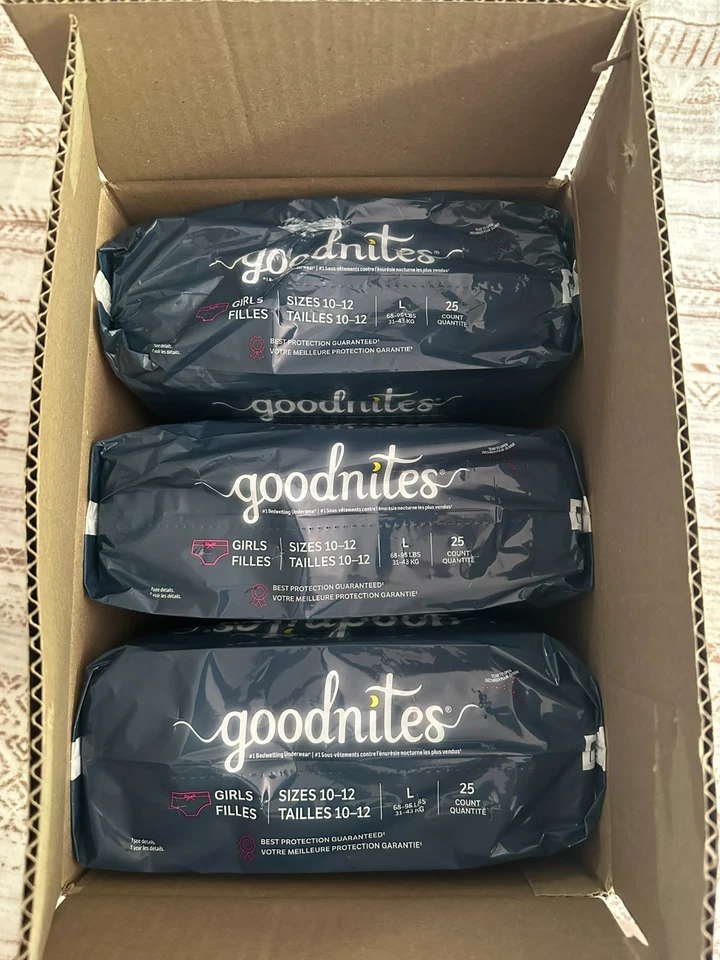 Goodnites девочек ночное недержание мочи нижнее белье обучение - большой - 3 упаковки по 25 - Изображение 3 из 4