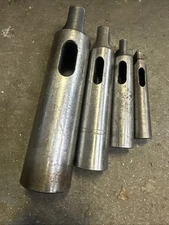 5-4-3-2-1 MT Morse Taper Adapter Sleeve Set Lot Of 4pc Metal Lathe Drill Reducer