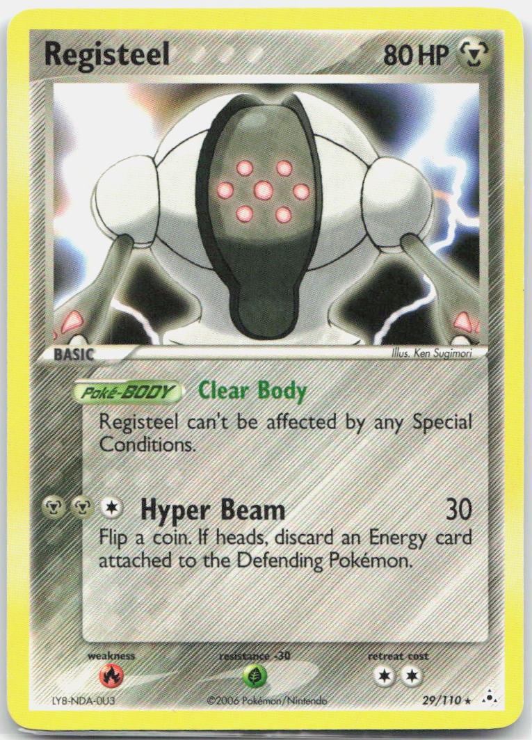 Registeel Rare Holon Phantoms 29/110 NM