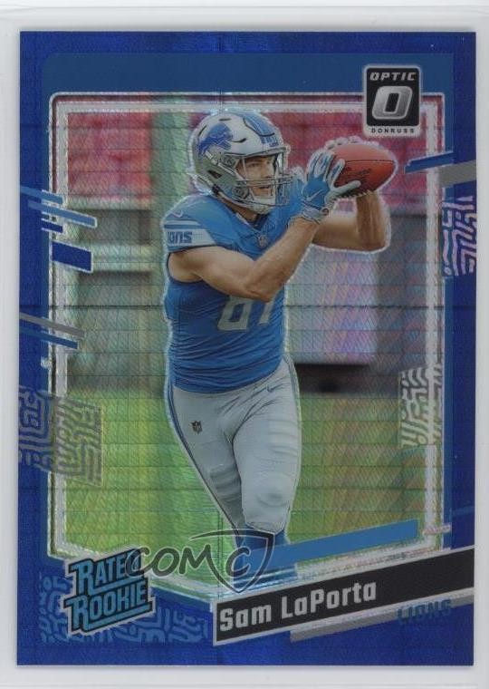 2023 Panini Donruss Optic Rated Rookie Blue Hyper Prizm Sam LaPorta #237 11qd