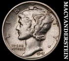 1941-S Mercury Dime- Silver- Scarce Better Date No Reserve #J14