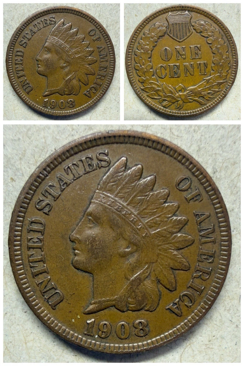 1908 Year Indian Head Small Cents for sale | eBay