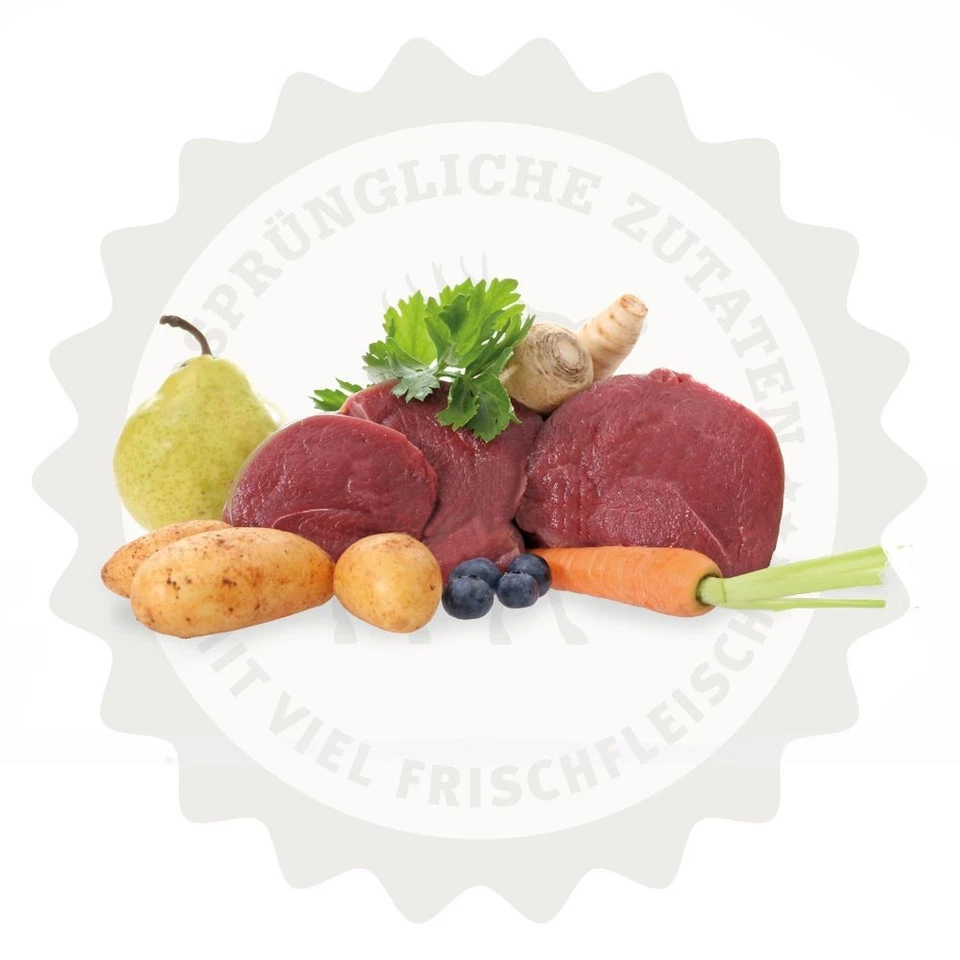 Lakefields Premium Trockenfleisch-Menü Wild FÜR KLEINE HUNDE Trockenfutter 1 Kg - Bild 2 von 2
