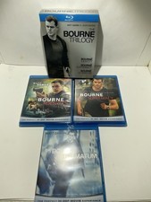 The Bourne Trilogy (Blu-ray Disc, 2009, 3-Disc Set) With Box