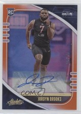 2020 Absolute Rookie Signatures Orange Spectrum 25/50 Jordyn Brooks Auto 8k4