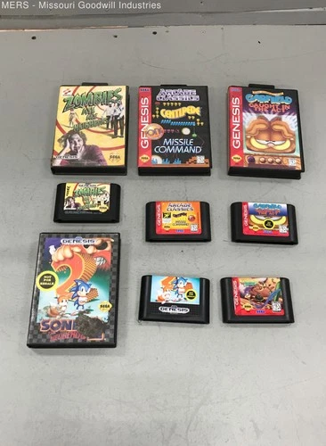 Lot Of 7 Sega Genesis Video Games