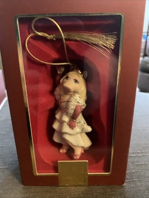 VTG 2006 Lenox Muppets MISS PIGGY KISS ME KERMIE Porcelain
