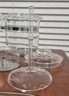 Vtg PYREX Flameware Glass Percolator 9 Cup Coffee 7759-B Complete Extra Basket