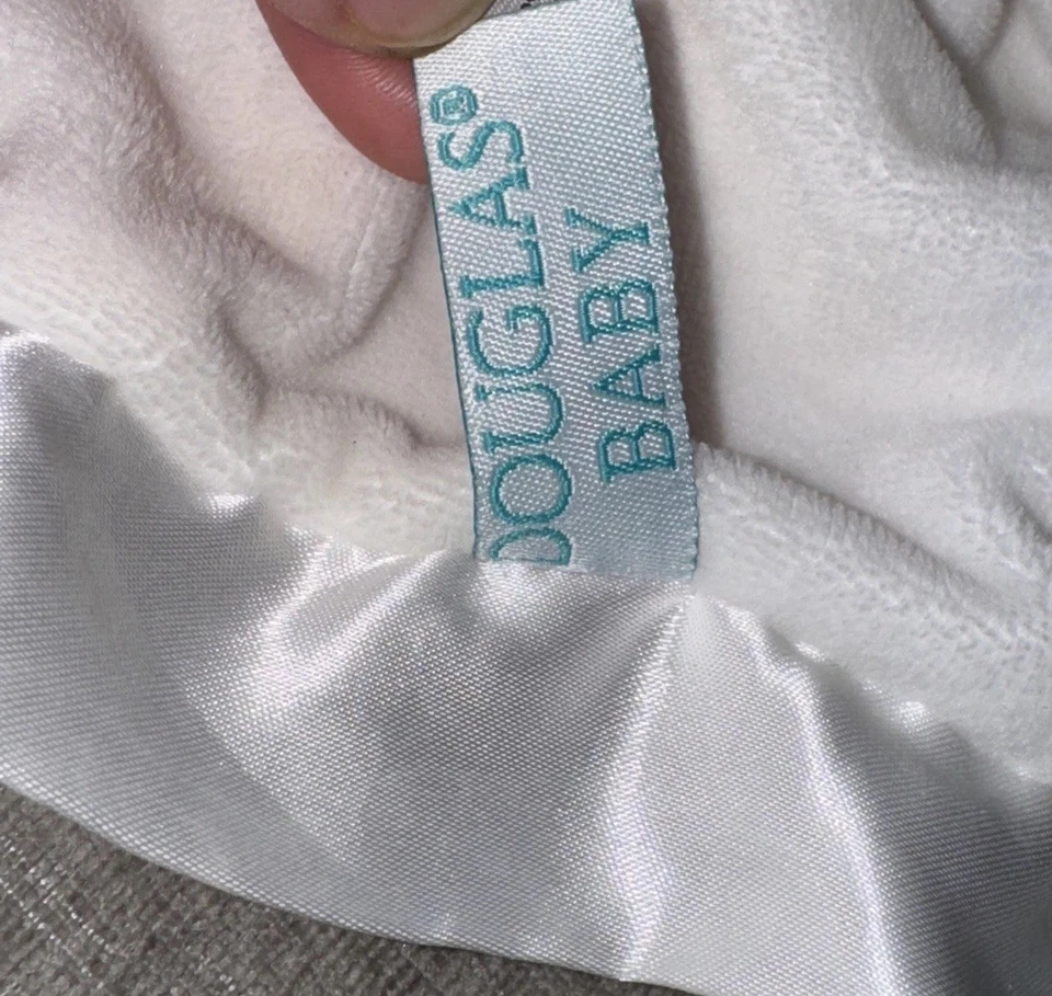 Douglas Baby Girl Lovey Security Blanket Pink Plush Elephant Satin Edge - Image 4 of 4