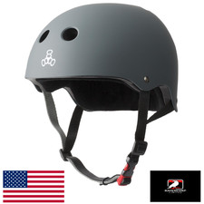 Triple Eight Certified Sweatsaver Helmet for Skateboarding, BMX, Roller Derby, R