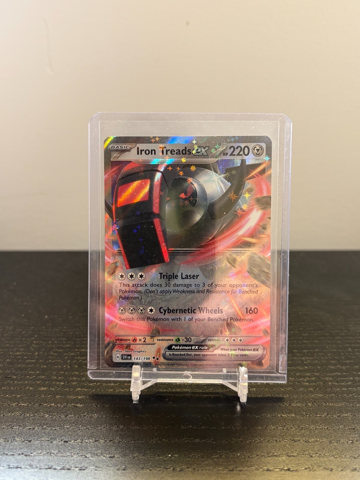 Iron Treads ex – Scarlet & Violet Base (SVI) #143/198 – 2023 Pokemon