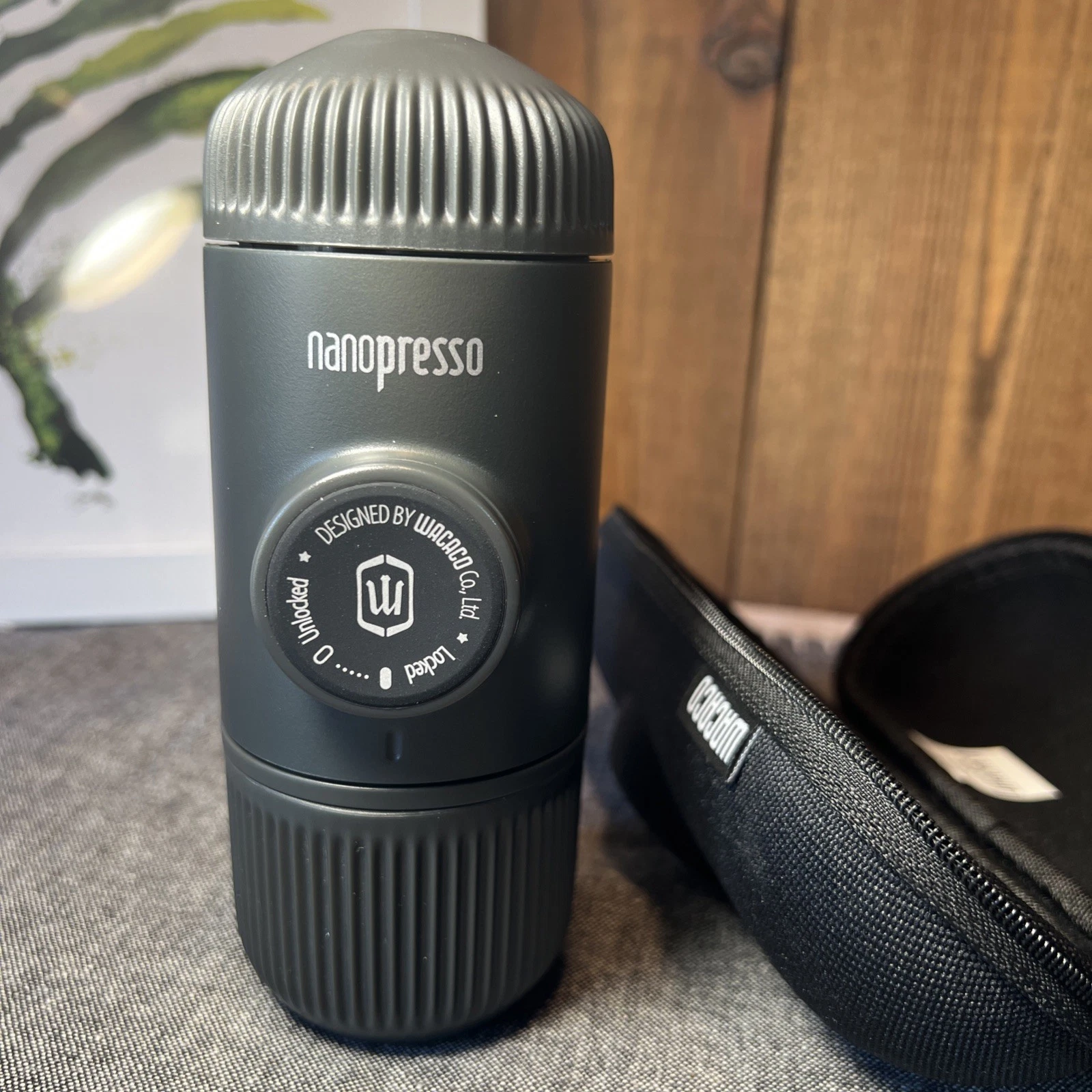 WACACO Nanopresso Portable Espresso Maker 18 Bar 260 PSI with NS Adapter