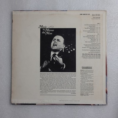 Glenn Yarbrough Come Share My Life LP Vinyl Album Record Pop