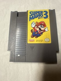 Super Mario Bros. 3 NES Nintendo Brothers Retro Vintage Video Game Cartridge