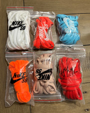 Nike SB dunks Replacement Shoelaces lot of 6 pairs assorted colors