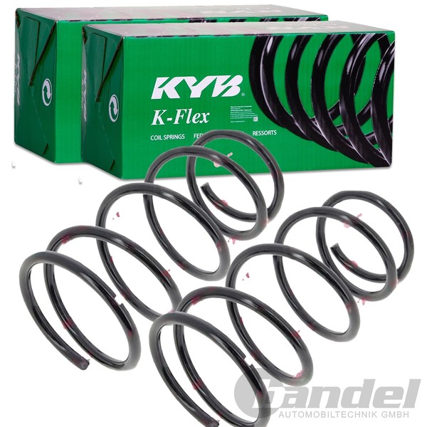 2X KYB K-FLEX Fahrwerksfedern Hinten Passend FÜR Honda HR-V Links+Rechts-image