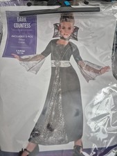 Dark Countess Vampire Halloween Costume Girl  s Size Large 12-14