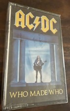 AC/DC - Who Made Who Cassette Tape Atlantic 80s Heavy Rock - NEW SEALED 