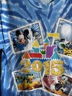 Walt disney parks authentic 2015 4 parks blue tye dye t shirt  Size Medium 27" L — photo 2