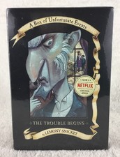 Lemony Snicket: A Box of Unfortunate Events The Trouble Begins Books 1-3 Sealed