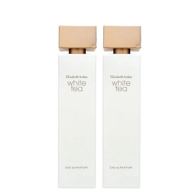 2 x Elizabeth Arden White Tea Eau De Parfum Spray 3.3oz/100ml=200ml, Unboxed