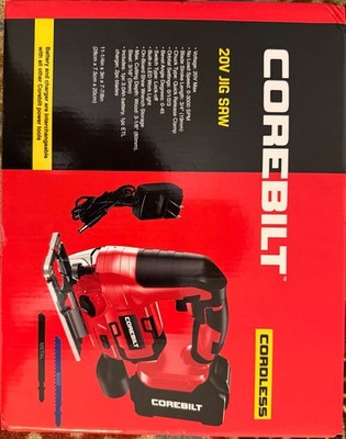 Corebilt Cordless Jigsaw 20 V Quick Blade Change Portable Multi-Function