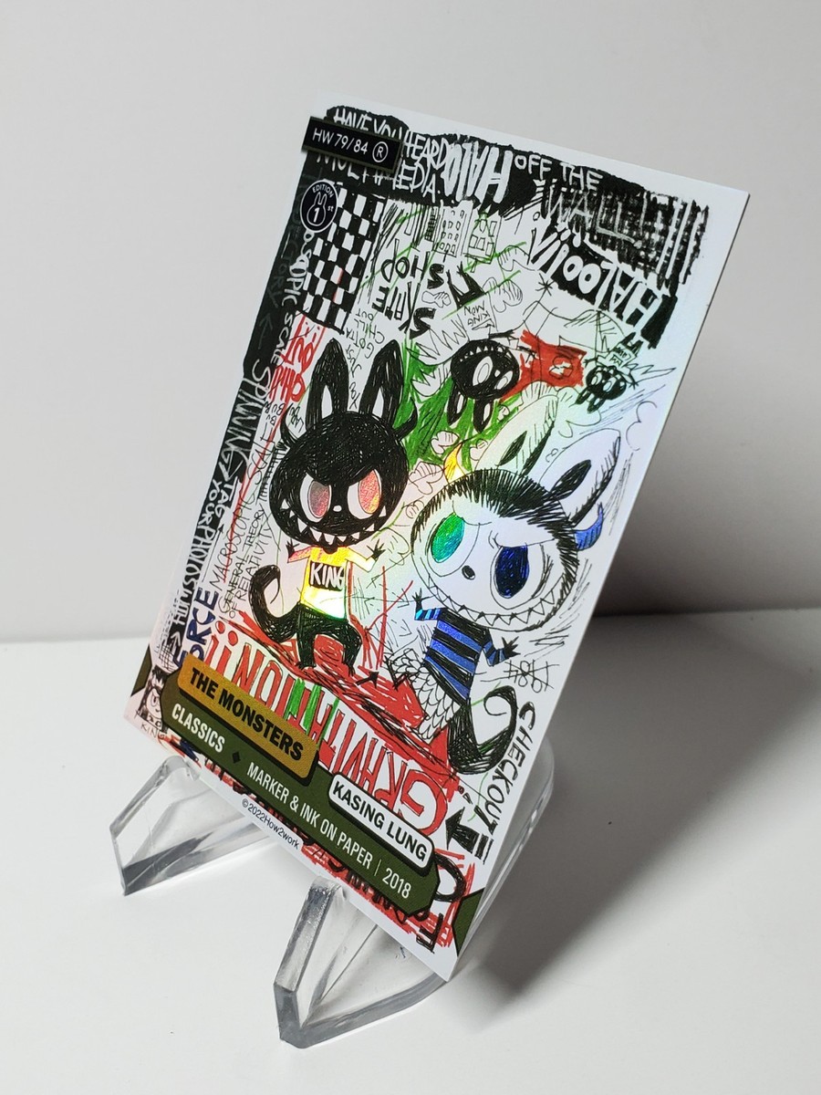 🔥RARE HOLO! 2022 How2Work THE MONSTERS Series #1 LABUBU 