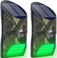 Feeder Hog Vizzlema Outdoor Solar Light for Hunting with Motion Pack 2 