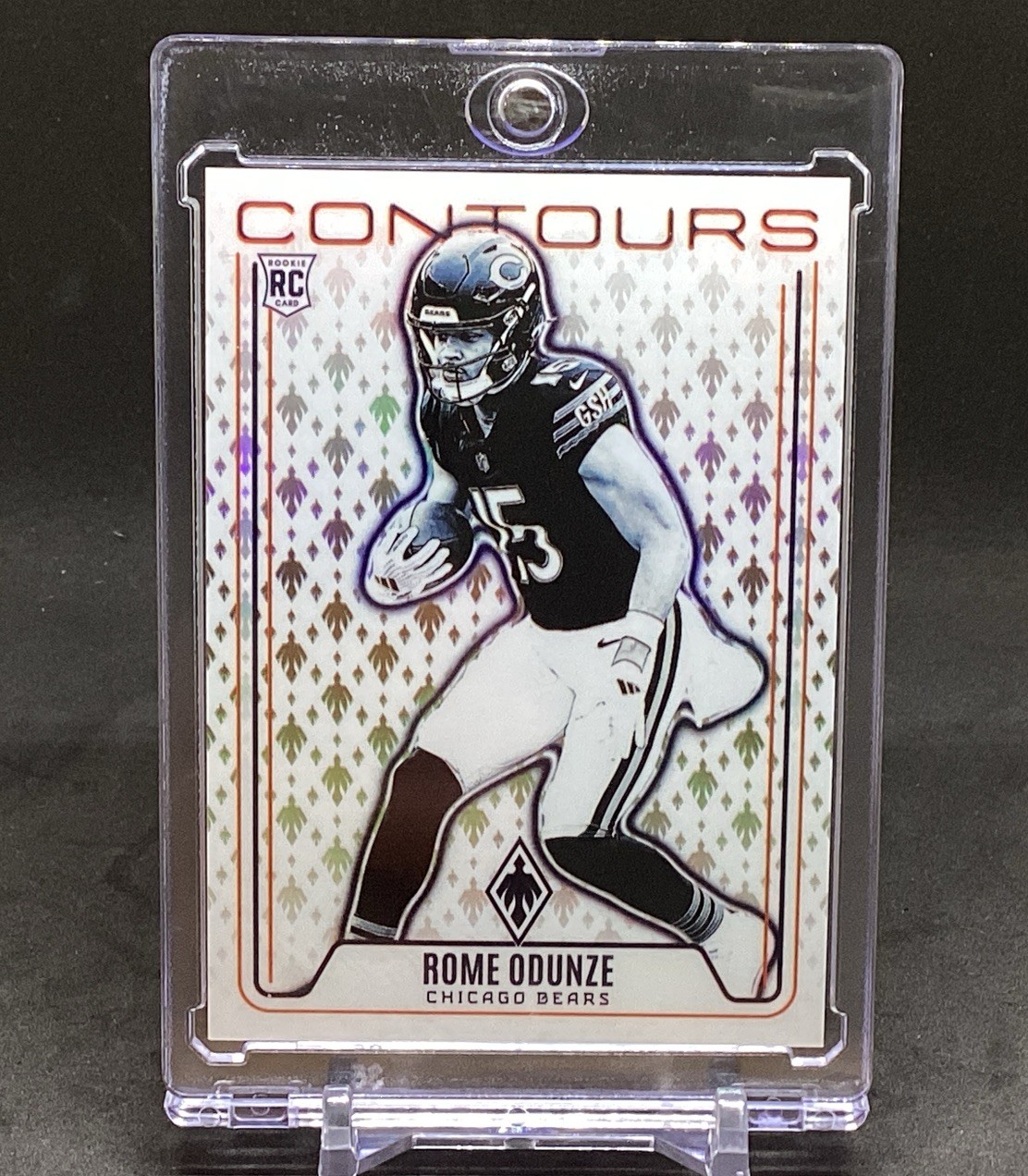 2024 Panini Phoenix Rome Odunze Contours Bronze /75 RC Short Print SP #CON-ROE