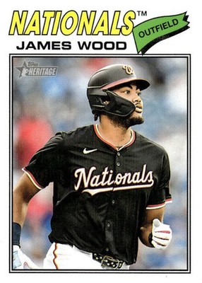 2026 Topps Heritage #295 James Wood Washington ID:67687