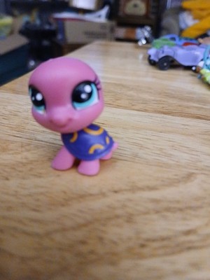 LPS Littlest Pet Shop #4142 Mini Lollie Sheilds Pink & Purple Turtle