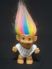 Rainbow Hair Troll - Russ Trolls Toy Doll Figure