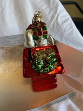 Kurt Adler Polonaise Snoopy House AP879 And Box With Original Packing