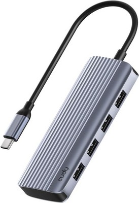 Cudy UH500 USB C Hub, Gigabit USB 3.2 Multiport Adapter, 4K HDMI 30Hz