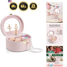 Music Jewelry Box for Girls Pink Ballerina Dream Gift for Kids Ages 4 5 6 7 8