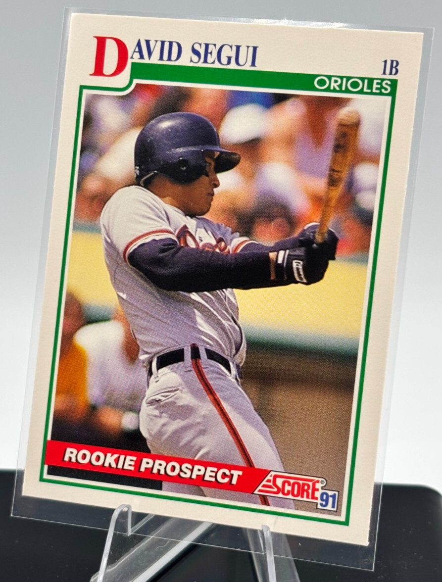 DAVID SEGUI 1991 SCORE ROOKIE PROSPECT #362 ORIOLES Baseball Card