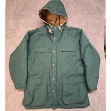 Vintage LL Bean Baxter State Parka Men's XL Hooded 80s Made in USA Jacket