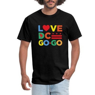 Love DC Gogo / D.C. Capital City Groove Men's T-Shirt