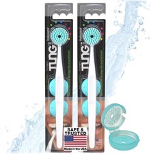 Tung Plastic Tongue Cleaning Brush, Tongue Cleaner, USA Made, 2-Pack