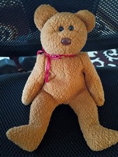 Plush Teddy Bear with Bowtie Brown Soft Toy Doll Gift