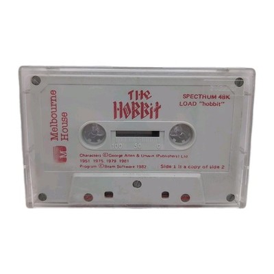 The HOBBIT 1982 Sinclair ZX 48K Spectrum Game Retro Cassette Melbourne House
