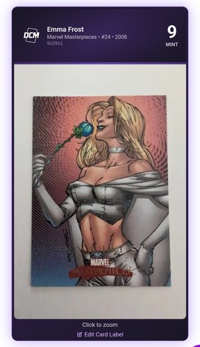 Emma Frost #24 Marvel 2008 Masterpieces card