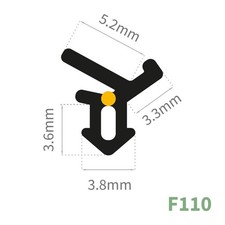 uPVC Window Door Gasket Bubble Flipper Rubber Draught Seal Vent Sash Replacement